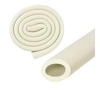 M METERXITY Pipe Insulation Foam Tube, 22mm ID 32mm OD, 3.3Ft Length, Soft Flexible Pipe Foam Insulation for Handle Grip Support/Guitar Stand/Roof Racks [White]