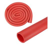 M METERXITY Pipe Insulation Foam Tube, 25mm 1" ID 35mm OD 3.3Ft 1m Length, Soft Flexible Foam Tubing Pipe Insulation for Handle Grip Support/Guitar Stand/Roof Racks [Red]