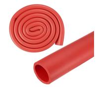 M METERXITY Pipe Insulation Foam Tube,32mm ID 44mm OD 3.3Ft 1m Red | Soft Flexible Foam Tubing Pipe Insulation for Handle Grip Support/Guitar Stand/Roof Racks