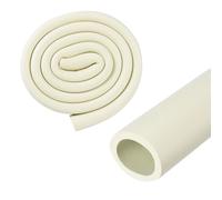 M METERXITY Pipe Insulation Foam Tube,32mm ID 44mm OD 3.3Ft 1m White | Soft Flexible Foam Tubing Pipe Foam Insulation for Handle Grip Support/Guitar Stand/Roof Racks