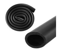 M METERXITY Pipe Insulation Foam Tube, 50mm ID 64mm OD 3.3Ft 1m Length, Soft Flexible Foam Tubing Pipe Foam Insulation for Handle Grip Support/Guitar Stand/Roof Racks [Black]