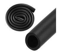 M METERXITY Pipe Insulation Tube, 25mm 1" ID 35mm OD 3.3Ft 1m Length, Soft Flexible Foam Tubing for Handle Grip Support/Guitar Stand/Roof Racks [Black]