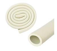 M METERXITY Pipe Insulation Tube, 27mm ID 37mm OD 3.3Ft 1m Length, Soft Flexible Foam Tubing for Handle Grip Support/Guitar Stand/Roof Racks [White]