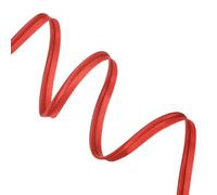 M METERXITY Piping Cord Trim, 5 Yards Polyester 12.5mm Satin Piping Bias Tape with Welting Cord for Sewing/Upholstery Trim/Slipcovers/DIY Decor, Lip Tape [Red]