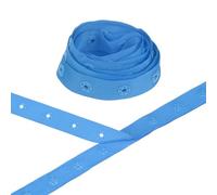 M METERXITY Plastic Snap Buttons, 2 Yards Plastic Snaps, Polyester Tape Hook & Eye Zipper Popper Press Stud Fastener for Sewing/Clothes/Fabric/DIY Craft [Dark Blue, 25mm Spacing]