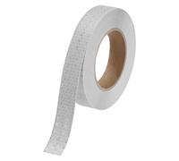 M METERXITY Reflective Tape, 1 Inch x 82 Feet Shining Star White Waterproof High Visibility Self-Adhesive Tape for Trailers/Trucks/Apparel, Outdoor Warning Signs