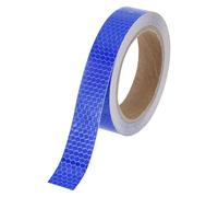 M METERXITY Reflective Tape, 2.5cm x 10m Shining Star Blue Waterproof High Visibility Self-Adhesive Tape for Trailers/Trucks/Apparel, Outdoor Warning Signs