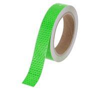M METERXITY Reflective Tape, 2.5cm x 10m Shining Star Green Waterproof High Visibility Self-Adhesive Tape for Trailers/Trucks/Apparel, Outdoor Warning Signs