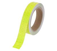M METERXITY Reflective Tape, 2.5cm x 10m Shining Star Yellow Waterproof High Visibility Self-Adhesive Tape for Trailers/Trucks/Apparel, Outdoor Warning Signs