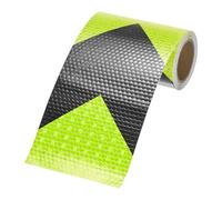 M METERXITY Reflective Tape, 4 Inch x 10 Feet Shining Star Yellow & Black Waterproof High Visibility Self-Adhesive Tape for Trailers/Trucks/Apparel, Outdoor Warning Signs