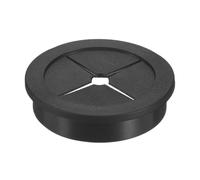 M METERXITY Rubber Grommets for Wiring 45mm Desk Grommet Double-Sided Flexible Cable Cord Grommet Desk Hole Cover for Cables/Wires Through Protection Cable Grommet [Black]