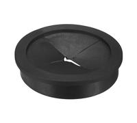 M METERXITY Rubber Grommets for Wiring 60mm Desk Grommet Double-Sided Flexible Cable Cord Grommet Desk Hole Cover for Cables/Wires Through Protection Cable Grommet [Black]