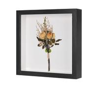 M METERXITY Shadow Box Frame (9 x 9 Inch, Black) - Wooden Dried Flower Photo Frame, Memory Box Display Case with Felt Back, Apply to Flower/Tickets/Photos/Memorabilia DIY