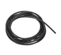 M METERXITY Silicone Tubing, 3/32"[2mm] ID x 5/32"[4mm] OD Flexible Silicone Rubber Tube, 10ft High Temp Water Air Hose Pipe for Pump/Liquid Transfer/Brewing/Aquaponics [Black]