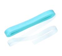 M METERXITY Stiff Horsehair Braid 1 Inch Wide 25 Yards Soft Polyester Horsehair Braid Roll for Wedding Dress/Dance Formal Dress Accessories/Skirt Boning Sewing Shaping [Old Light Blue]