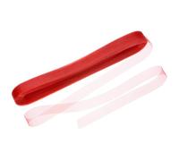 M METERXITY Stiff Horsehair Braid 1 Inch Wide 50 Yards Soft Polyester Horsehair Braid Roll for Wedding Dress/Dance Formal Dress Accessories/Skirt Boning Sewing Shaping [Red]