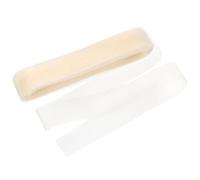 M METERXITY Stiff Horsehair Braid 2 Inch Wide 50 Yards Soft Polyester Horsehair Braid Roll for Wedding Dress/Dance Formal Dress Accessories/Skirt Boning Sewing Shaping [Bright White]
