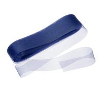 M METERXITY Stiff Horsehair Braid 2 Inch Wide 50 Yards Soft Polyester Horsehair Braid Roll for Wedding Dress/Dance Formal Dress Accessories/Skirt Boning Sewing Shaping [Dark Blue]