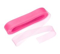 M METERXITY Stiff Horsehair Braid 2 Inch Wide 50 Yards Soft Polyester Horsehair Braid Roll for Wedding Dress/Dance Formal Dress Accessories/Skirt Boning Sewing Shaping [Dark Pink]