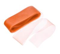 M METERXITY Stiff Horsehair Braid 4 Inch Wide 50 Yards Soft Polyester Horsehair Braid Roll for Wedding Dress/Dance Formal Dress Accessories/Skirt Boning Sewing Shaping [Orange]