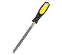 M METERXITY Triangular Metal File 6 Inch, High Carbon Steel File Diamond File Hand File W PVC Grip Handle for Wood/Metal/Ceramic/Glass/Stone/Jewelry/Tile/Model/DIY/Sharpening File