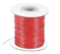 M METERXITY Waxed Polyester Cord, 175 Yards 0.5mm Waxed Beading String with Spool for Jewelry Making/DIY Handmade Crafts/Necklaces/Bracelets, String Macrame Bracelet Thread [Red]