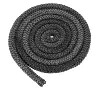 M METERXITY Wood Stove Gasket, 3/5" x 86.6" Round Fiberglass Seal Rope Gasket Rope Replacement for Fireplace Door/Wood Stoves, 662-1022 Degrees Fahrenheit Heat Resistance [Black]