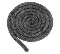 M METERXITY Wood Stove Gasket, 4/5" x 86.6" Round Fiberglass Seal Rope Gasket Rope Replacement for Fireplace Door/Wood Stoves, 662-1022 Degrees Fahrenheit Heat Resistance [Black]