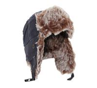(M, Midnight Navy) Result Unisex Classic Thermal Winter/Ski Sherpa Trapper Hat