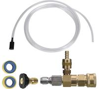 M MINGLE Adjustable Chemical Injector Kit for Pressure Washer, Soap Injector, 3/8 Inch