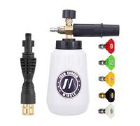 M MINGLE Foam Cannon, Replacement Parts for Bosch (Not AQT), Husky and Pressure Washer, with 5 Nozzle Tips, 1/4 Inch Quick Connector