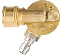 M MINGLE Gutter Cleaner Attachment, Pivoting Coupler for Pressure Washer Nozzle, 240 Degree Rotation, 1/4 Inch Quick Connect, 4500 PSI