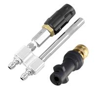 M MINGLE M5 Twist Nozzle for Pressure Washer, 2-in-1 Long Range Shooter Tip with Adpater, Compatible with Karcher K Series, K2, K3, K4, K5, K6, K7, 1/4 Inch Quick Connect, 3-7 GPM