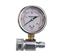 M MINGLE Pressure Washer Gauge Kit, 3/8 Inch Quick Connect, 6000 PSI