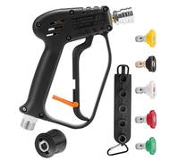 M MINGLE Pressure Washer Gun with Adapter, Compatible with Karcher K Series, K2, K3, K4, K5, K6, K7, M22-14 Fitting, 4000PSI