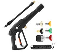 M MINGLE Pressure Washer Gun with Replacement Extension Wand, Compatible with Karcher K2, K3, K4, K5, K6, K7, Ryobi, Greenworks, Powerstroke Electric Power Washer