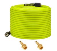 M MINGLE Pressure Washer Hose 50 FT x 1/4", Kink Resistant Power Washer Hose with M22-14 Male Thread to Plug, Compatible with Karcher K2 K3 K4 K5 K6 K7, 3600PSI