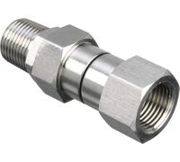 M MINGLE Pressure Washer Swivel, 3/8 Inch NPT Male Thread Fitting, Stainless Steel, 4500 PSI