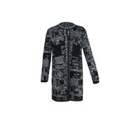 M Missoni Women's Preloved Knitted Midi Coat in Blue & Black Cotton | Size: 42