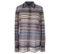 M Missoni Women's Preloved Knitted Zig-Zag Shirt in Viscose | Size: 40