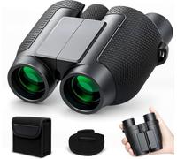 M MIXIO 10x25 Binoculars for Adults,High Powered Binoculars with Large View | FMC BAK4 Prism,Binoculars for Bird Watching, Hiking,Camping,Travel,Cruise Ship,Concert,Safari,Ideal Gift
