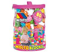 M MOLTO Bag of toy blocks. Blocks to build. Blocks to stack and fit together. 60