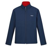 (M, Moonlight Denim/Danger Red) Regatta Mens Cera V Wind Resistant Soft Shell Jacket