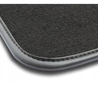 M MOTOS Velours Premium Driver's Mat 1-piece compatible with BMW Series 3 E46 1998-2007 - Premium, Leather, Black Driver's side - Experience new driving comfort with a velour driver's mat to fit your