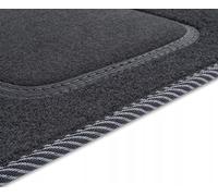 M MOTOS Velours standard driver's mat 1-piece compatible with Citroen Berlingo II 2008-2018 - Standard, Woven, Grey Driver's side - Experience new driving comfort with a velour driver's mat to fit you