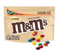 M&M'S Almond Milk Chocolate Candy, Sharing Size, 8.6 Resealable Bag