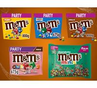 M&M's Big Bulk Bundle - Funsize Minis, Chocolate, Peanut, Crispy, Cookie Dough | Ideal for Halloween Trick & Treat Bowls, Birthday Party Treats & Office Sharing