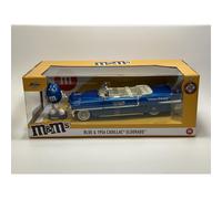M&M's Blue Figure and 1956 Cadillac Eldorado 1:24 Scale Jada 33726 253255067