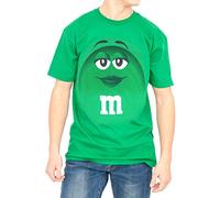 M&M's Candy Silly Character Face T-Shirt (Green-Adult M)