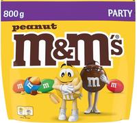 M&M'S Chocolate Bag, Peanut & Milk Chocolate, 800g Party Bag